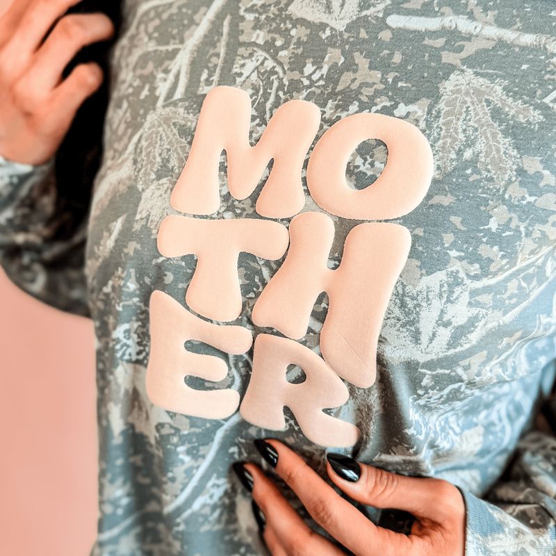 Mountain Moverz - Mother Puff Print - Camo Long Sleeve