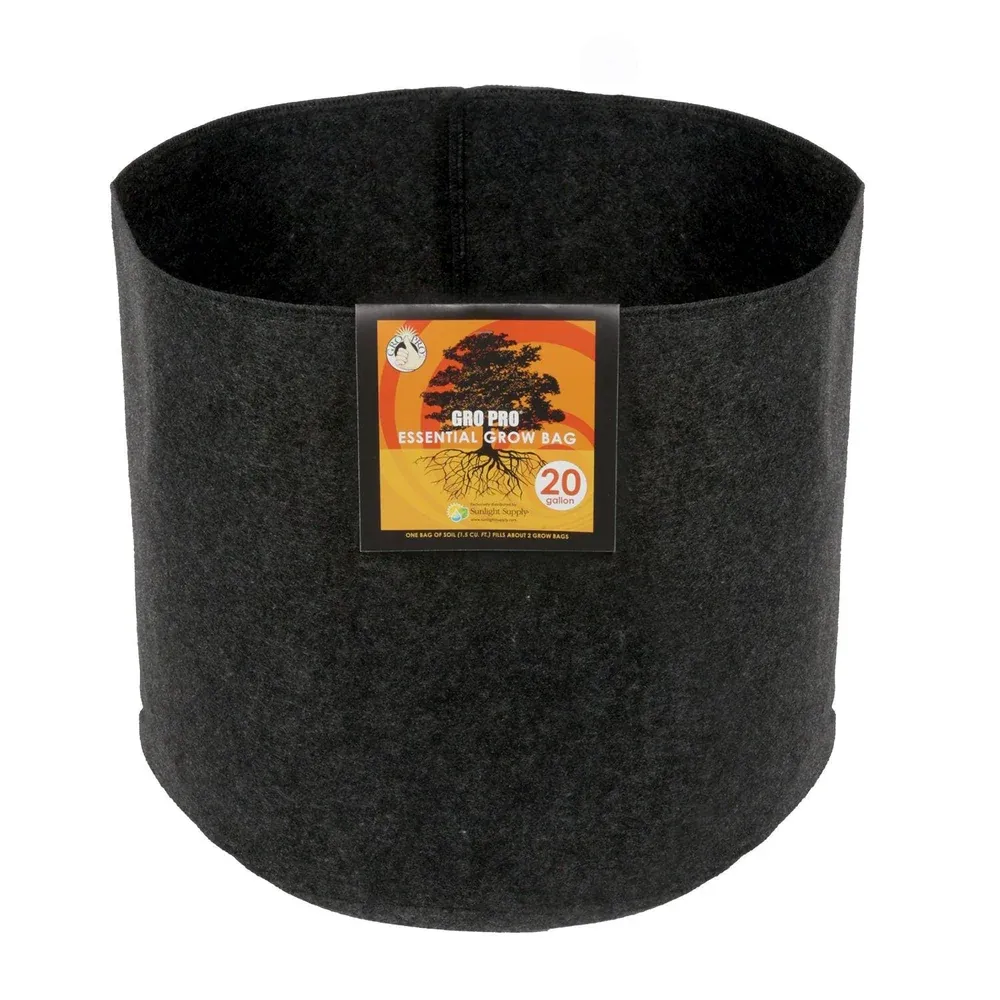 Gro Pro Round Fabric Pot 20 Gal