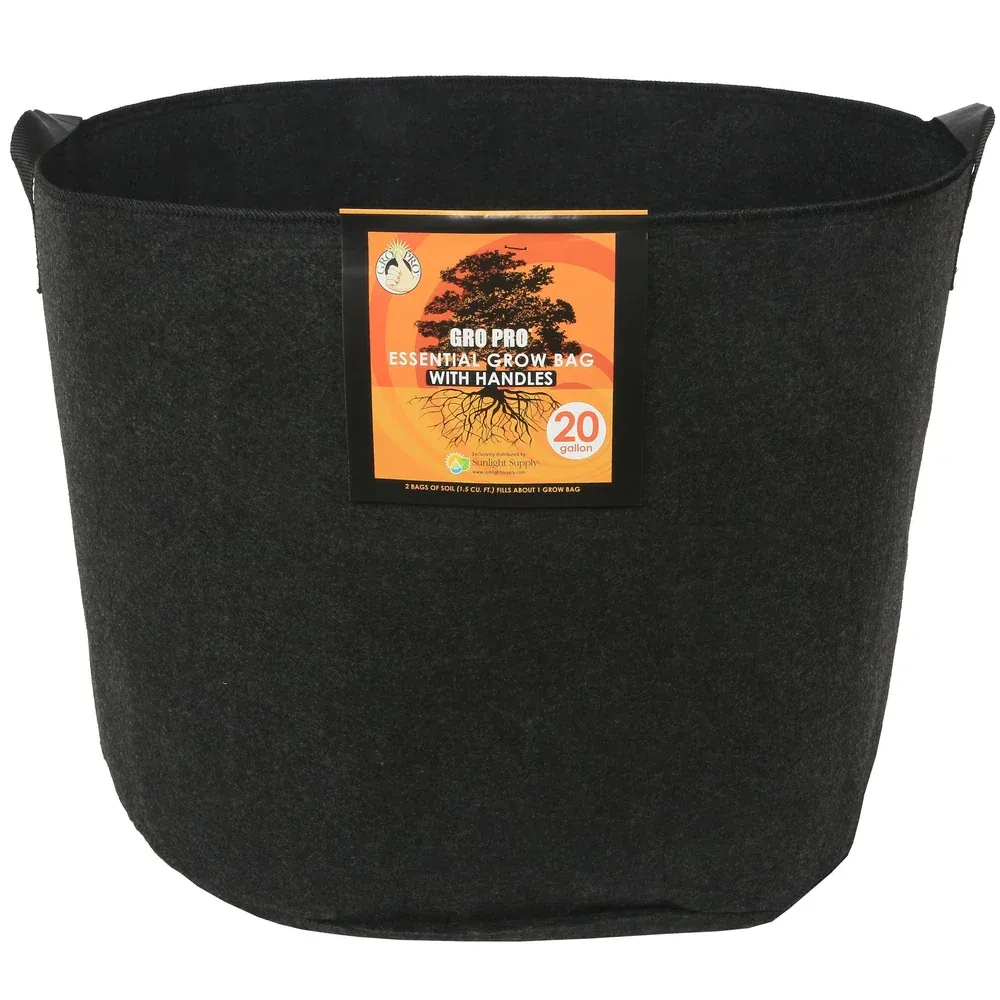 Gro Pro Fabric Pot 20 Gal w/Handles