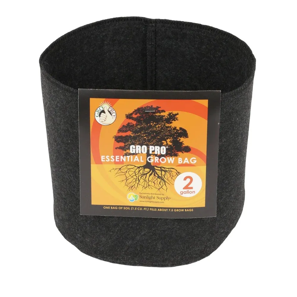 Gro Pro Round Fabric Pot 2 Gal