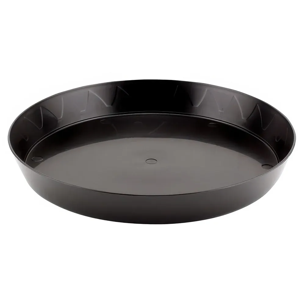 Heavy Duty Black Saucer - 10 in