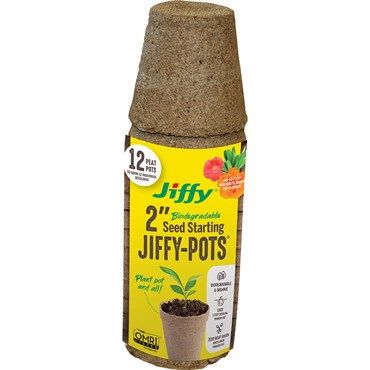 Jiffy 2'' Round Peat Pots 12pk