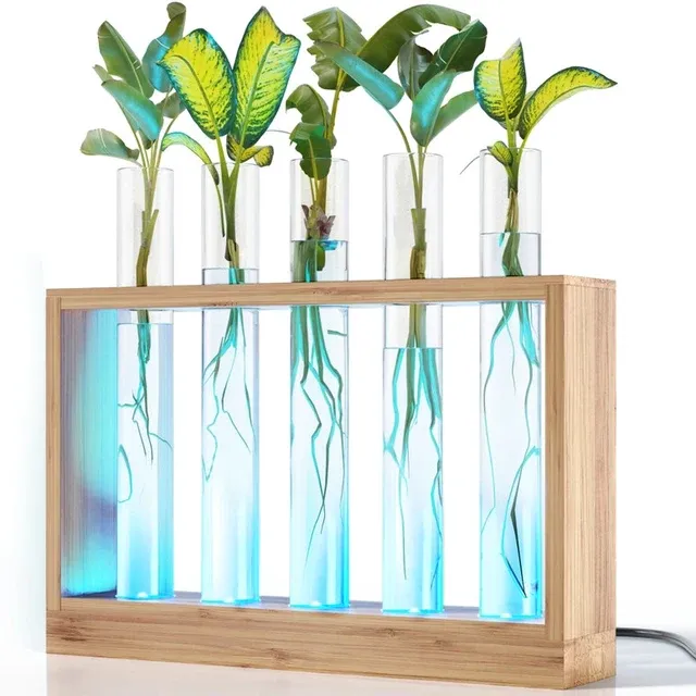 light up vial planter