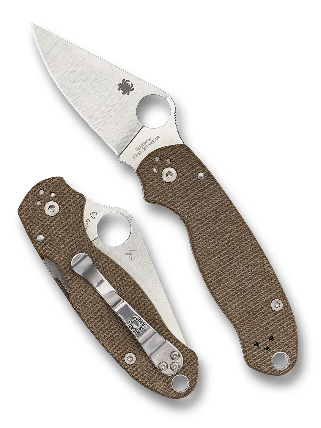 Para® 3 Brown Canvas Micarta® CPM® Cru-Wear®