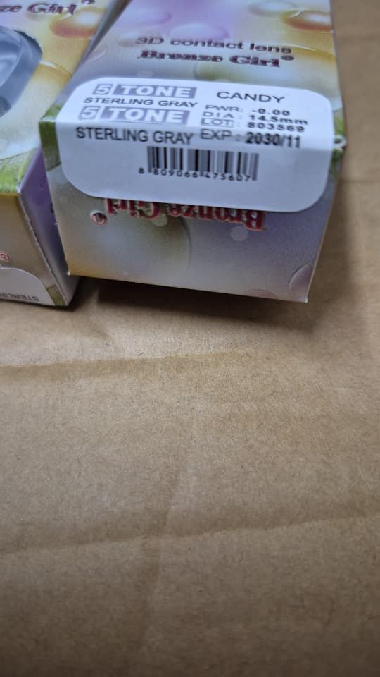 BG 3D Contact Lens – 1 Yr