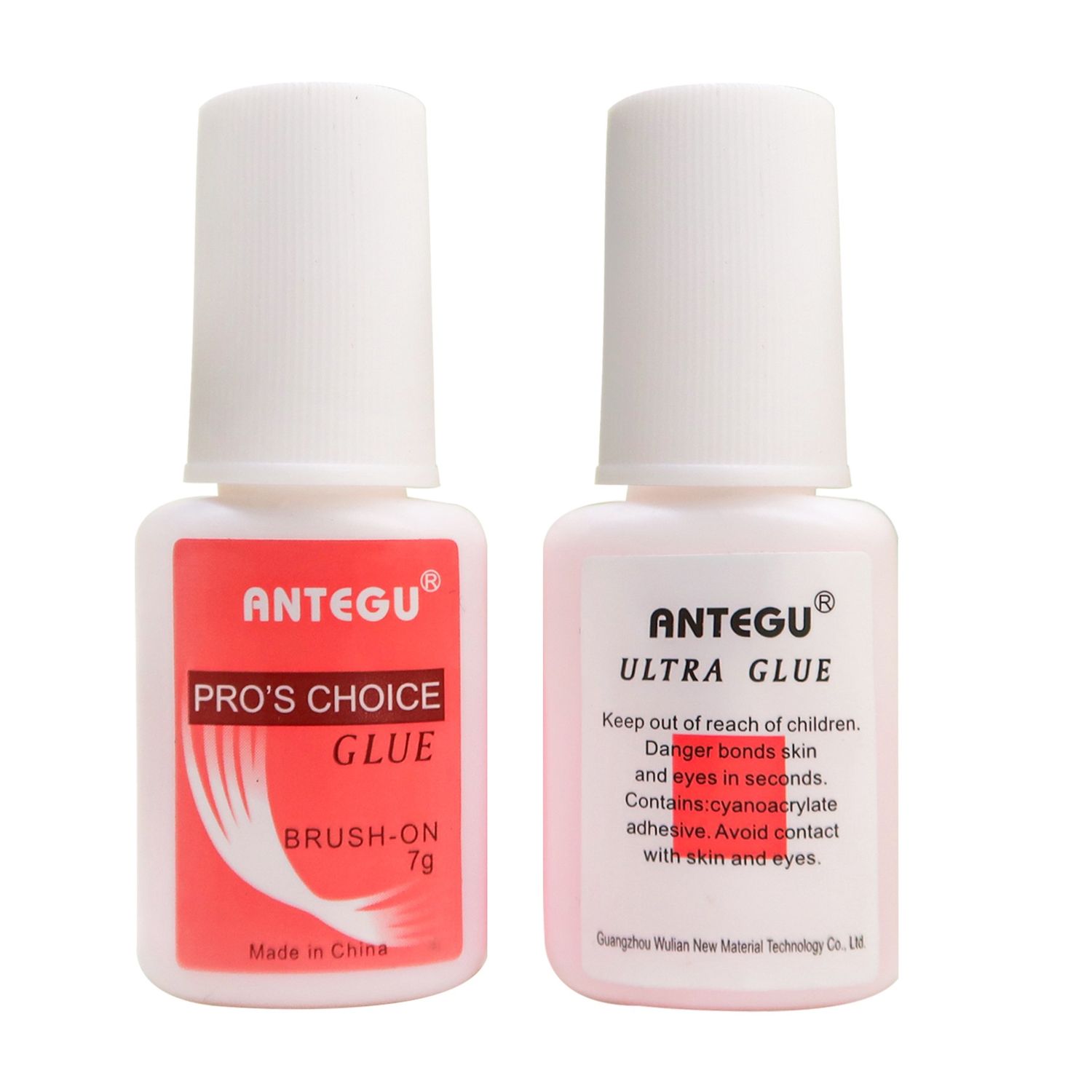 08949 ANTEGU Nail Glue w brush 7g Pink