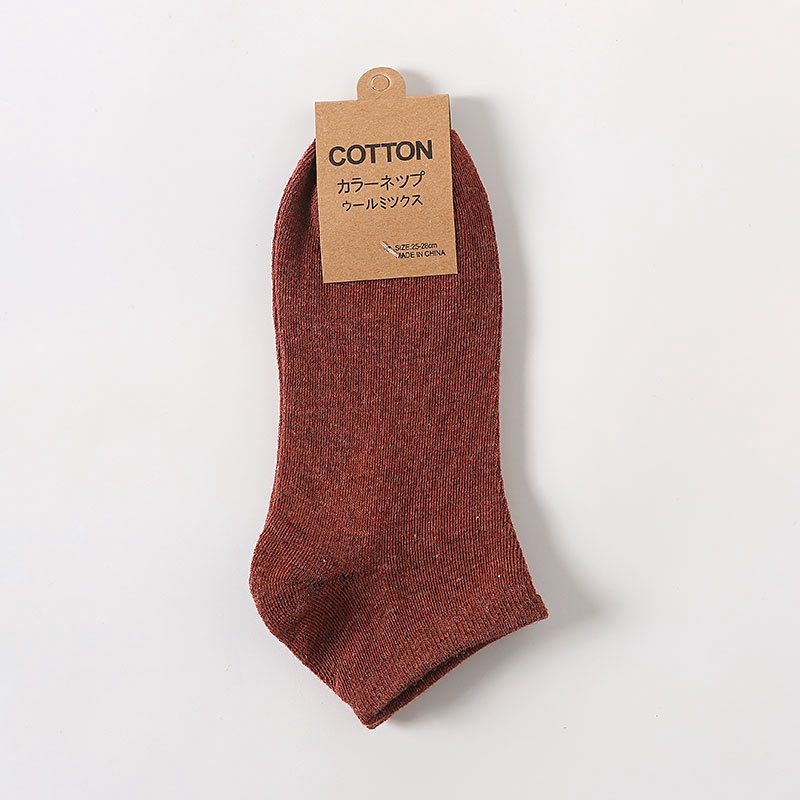 Kela NW02 Men's cotton socks: brick red 86046