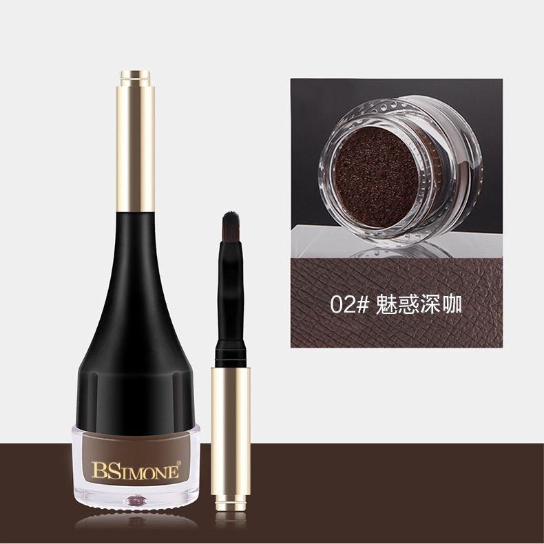 Bsimon air cushion eyebrow gel f: 02#Charming Dark Coffee: 2g 00202