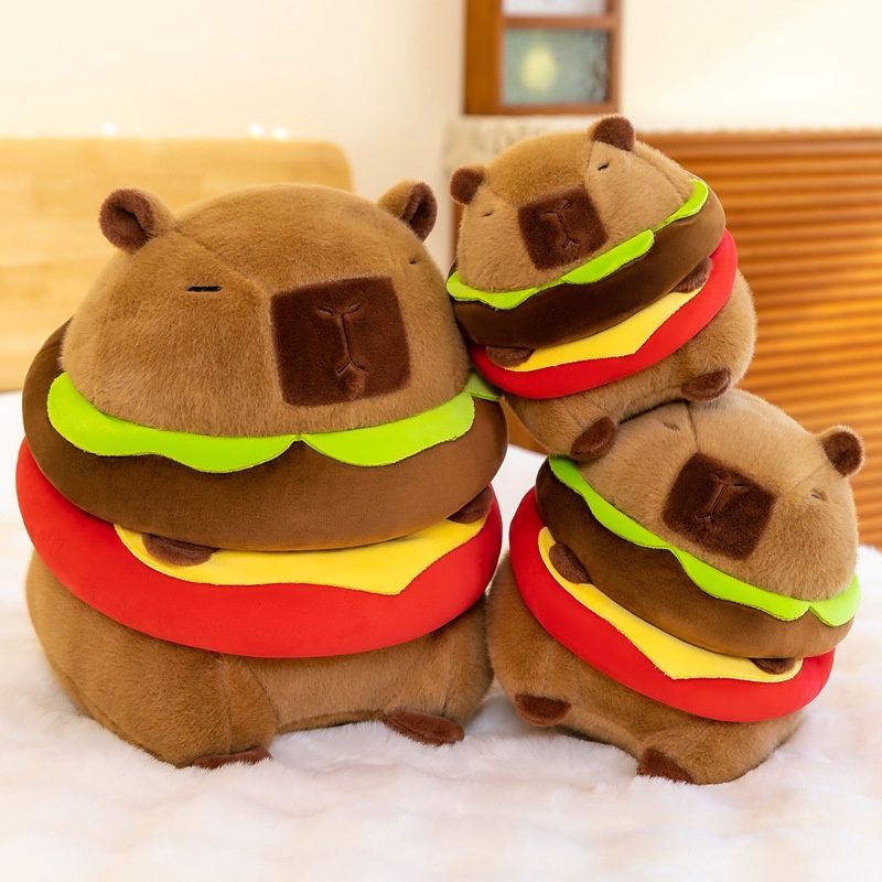 ZH Capybara Burger Hug: Dark Brown: 30cm 83411