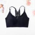 Lace cross sleep wrapped chest (black)