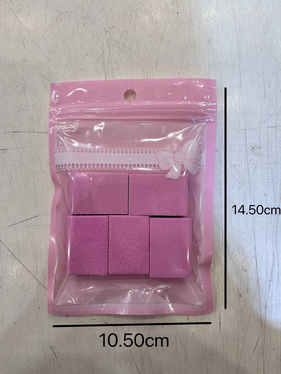 26749 ETA 5p Nail sand file - Pink ToFu Block