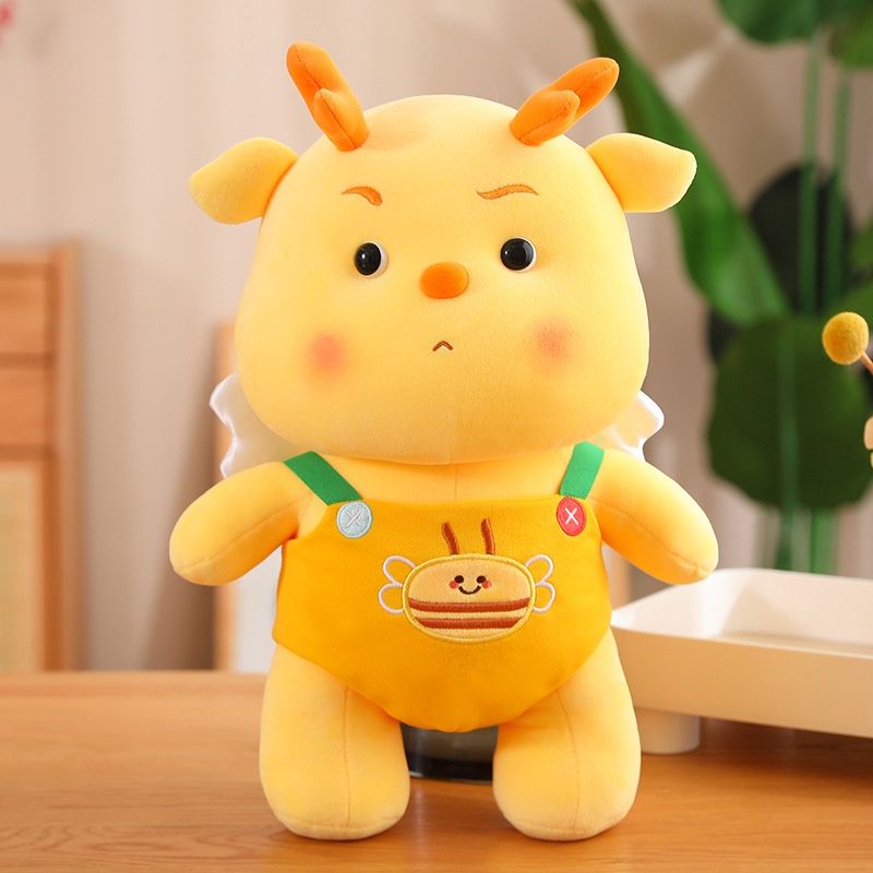 GQJ Yellow Pupu Doudou Dragon Plush Toy: Bee : 34cm 16154