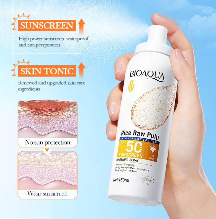 39019 BQY Rice Sunscreen Spray 150ml