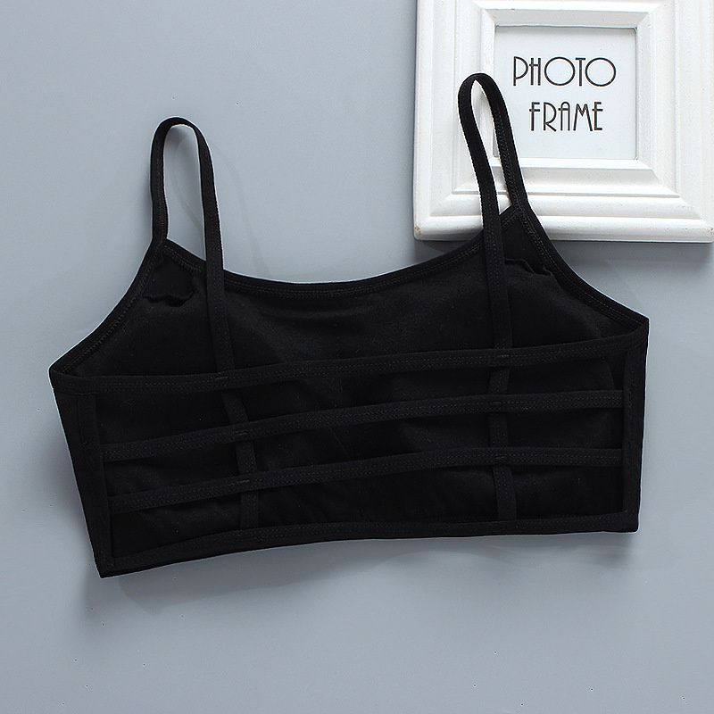 Manwei M6060 girl's beautiful back bra: Black(Under bust 60cm-80cm) 51243
