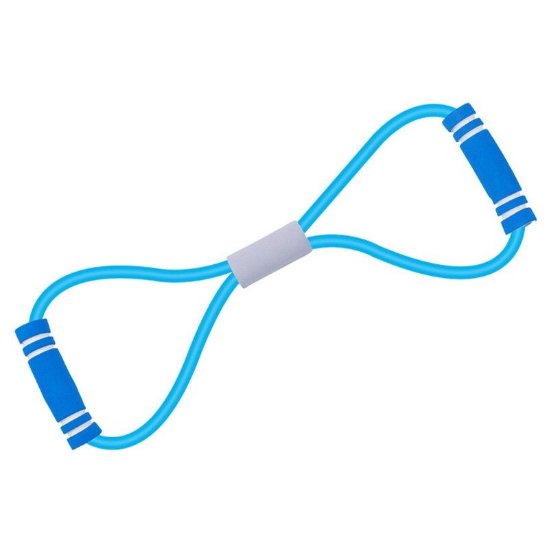 Home Gym Pull Rope 8 Type Elastic Bands Blue 00852