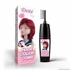DEXE Cherry Red comb Hair color