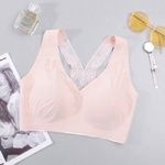 Lace Beauty Back Sleep Wrap (powder)