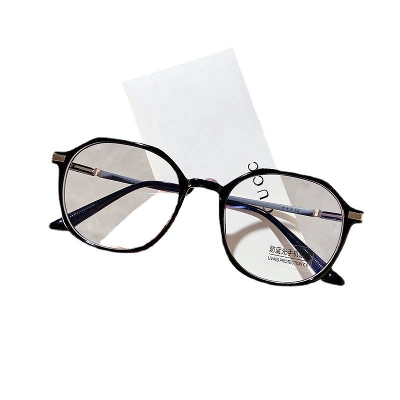 Aimin 2053 Anti-Blue Light Ultra Light Polygon Glasses Frame: 透紫框  25429