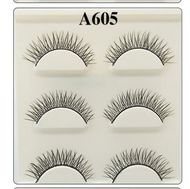 DLM Pure handmade 3 pairs of false eyelashes A605 93413