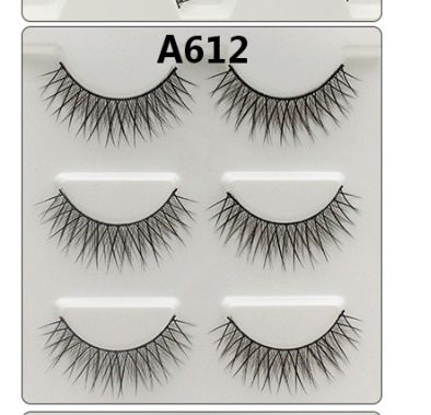 DLM Pure handmade 3 pairs of false eyelashes A612 26837