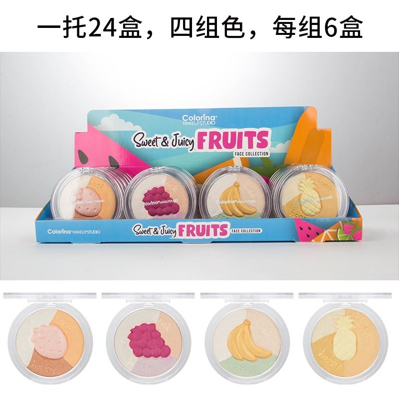 Colorina Fruit Embossed Eyeshadow: PCF075A-24 48118