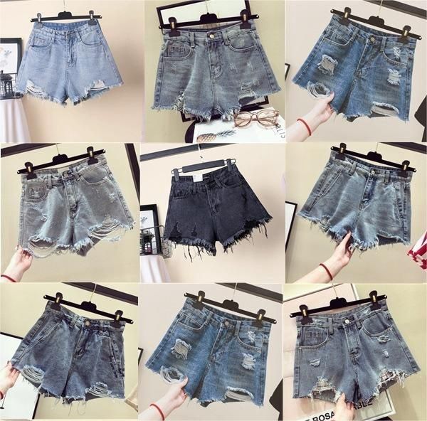 NN High waist women's denim shorts 13800