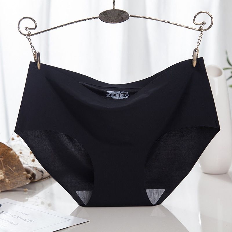 RT 840 Ice Silk Women's Seamless Underwear: Black 2XL  75689