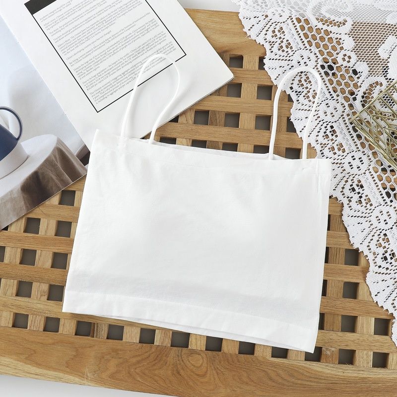 RT 1803# short camisole vest with chest strap: White 44279