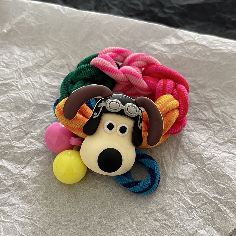 KR Q1863 Hair tie: dog glasses hat 20407