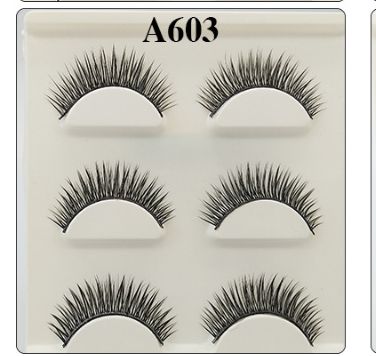 DLM Pure handmade 3 pairs of false eyelashesA603 93415