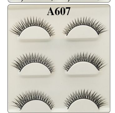 DLM Pure handmade 3 pairs of false eyelashes A607 93421