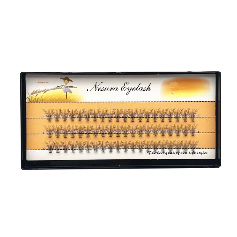 Nesura 20D false eyelashes: 8mm: black