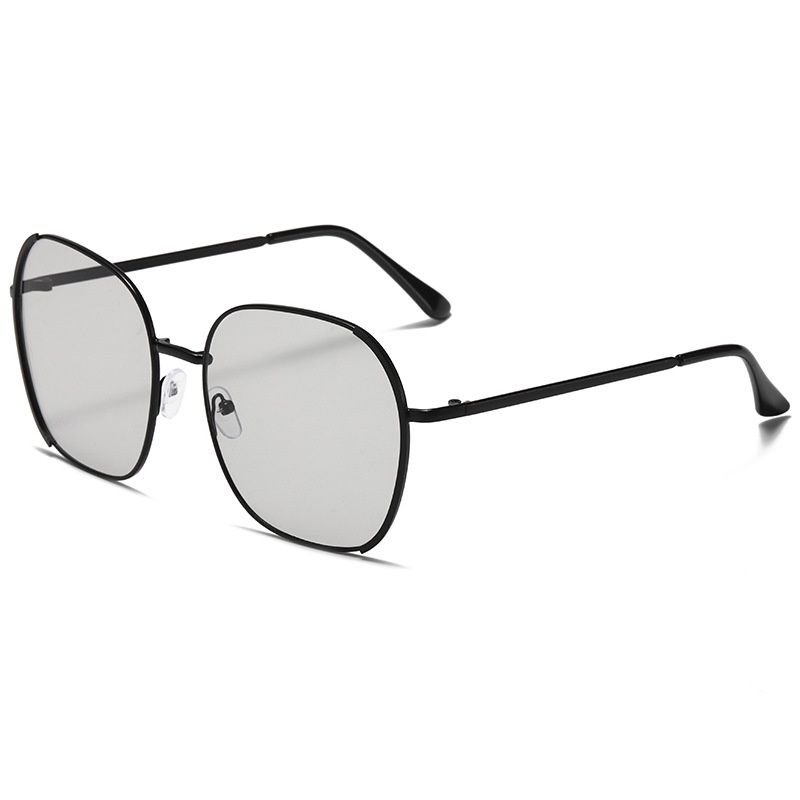 Hongxing Sunglasses: black frame black gray lenses 57158