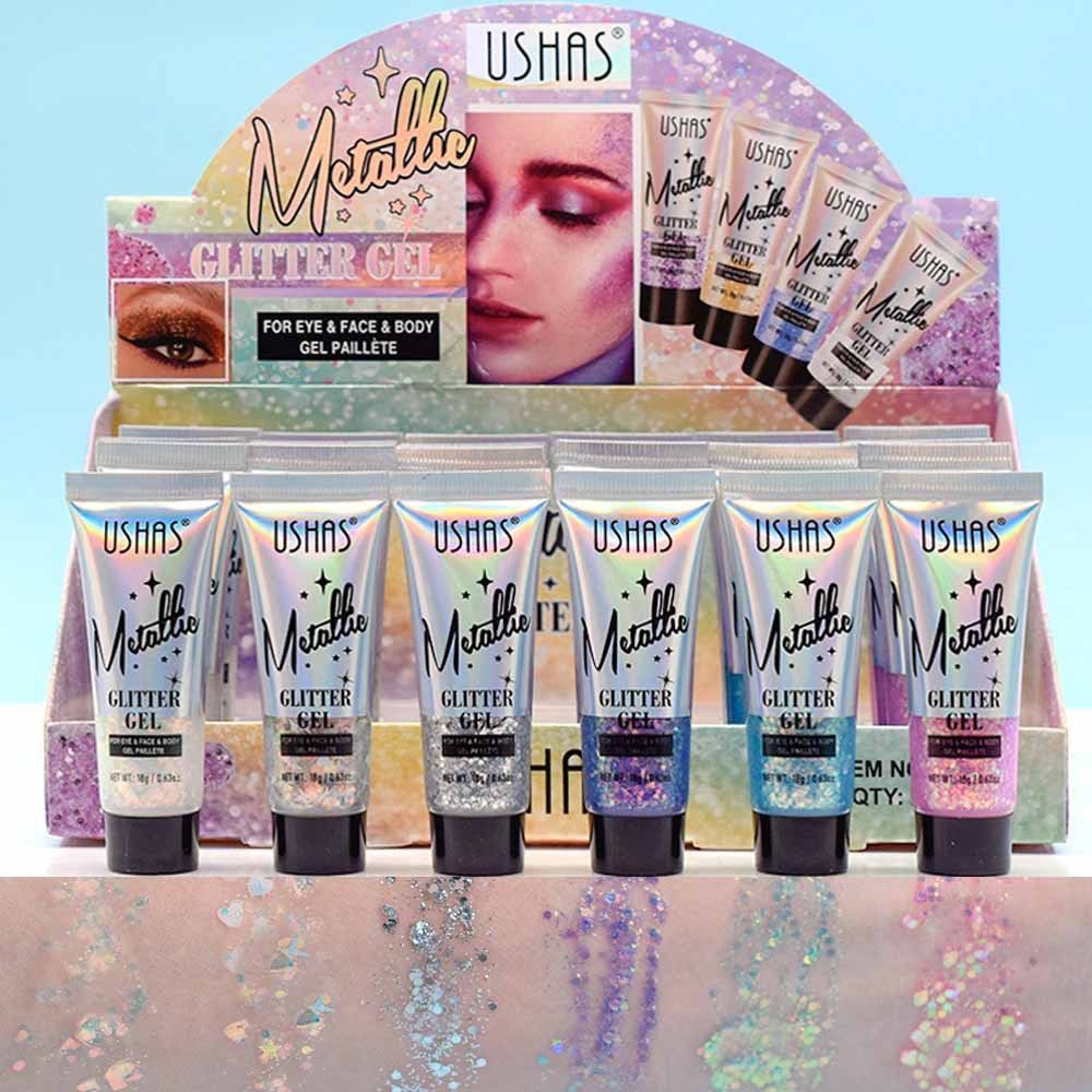 USHAS EL651 GLITTER GEL  71818