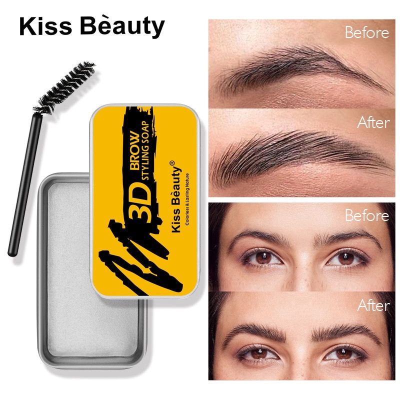 Kiss Beauty 68081-03 Shaped Eyebrow Gel 67445 (10gx24)