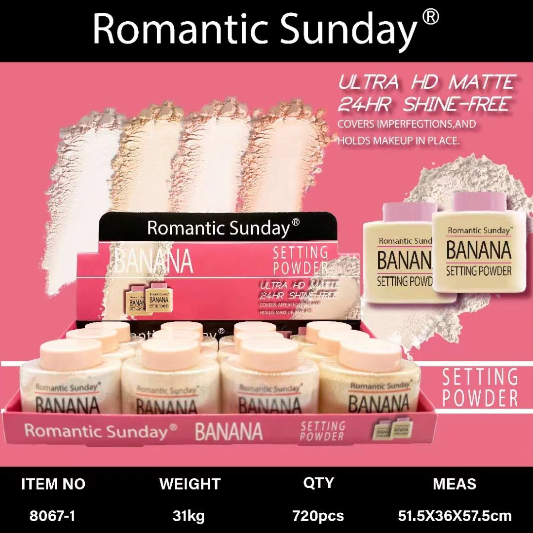 Romantic Sunday 8067-1 BANANA loose powder 06687