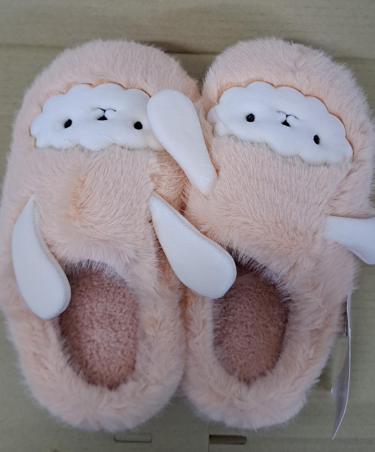 72515 Fur Slippers BlushBun