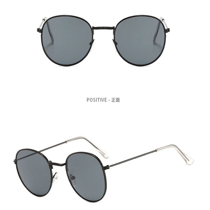 Boqi 3447 Sunglasses: 黑框灰片 78100