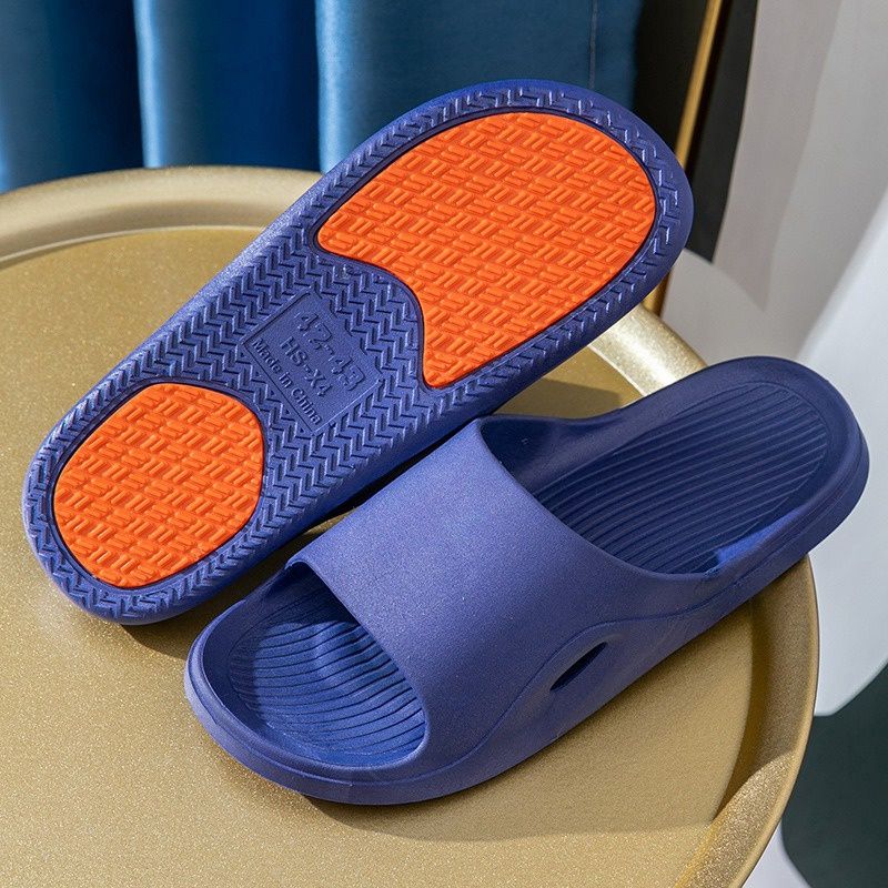 New Non-Slip Slippers Dark Blue Size:44-45 36224