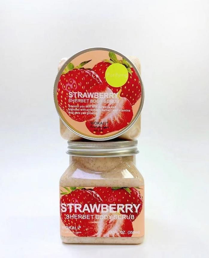 34681 Wokali 350ml Strawberry Scrub