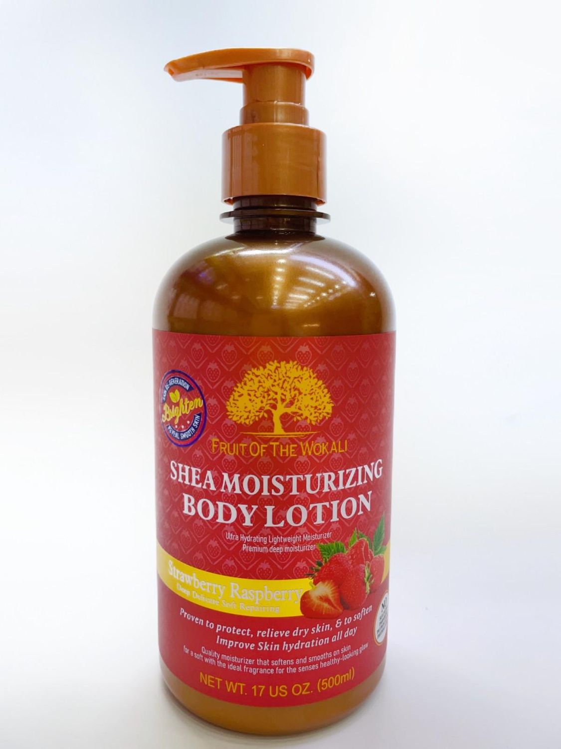 00384 Wokali Strawberry Body Lotion 500ml