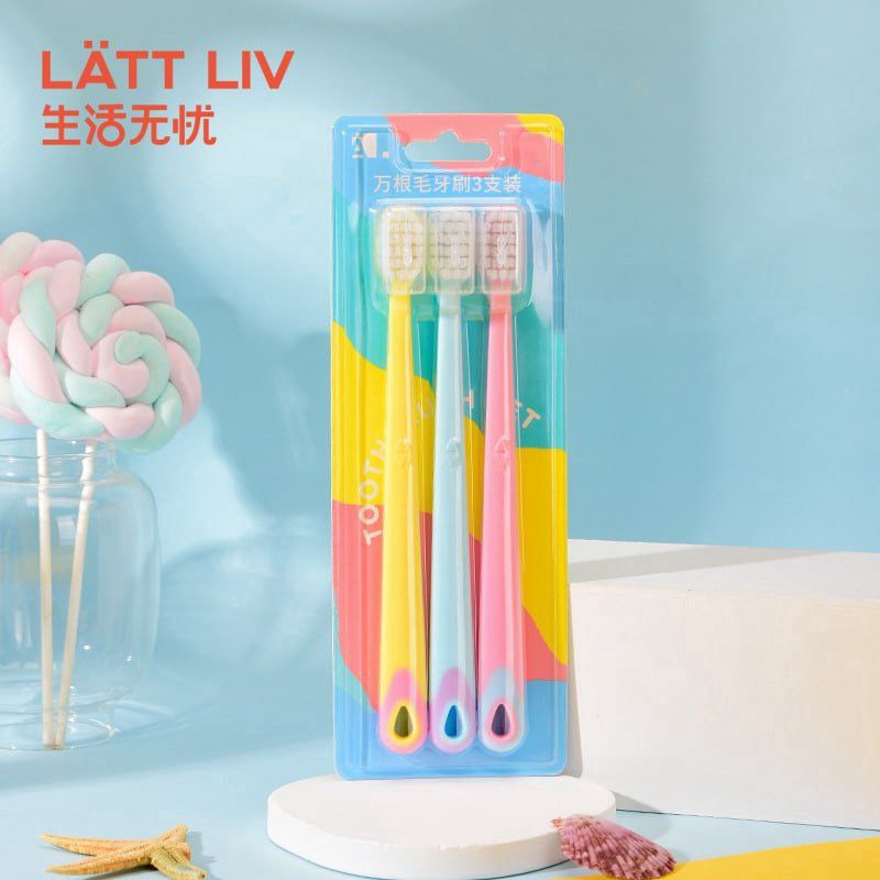Latt Liv Toothbrush Set 3pcs 78002