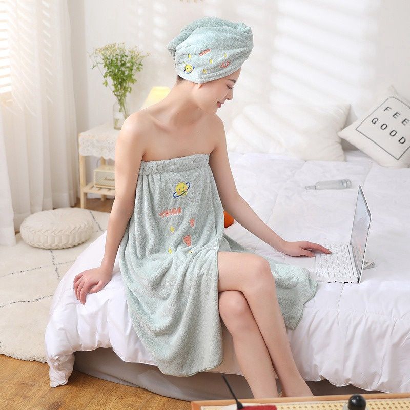 Hair Druying Cap Strawberry Green 75271