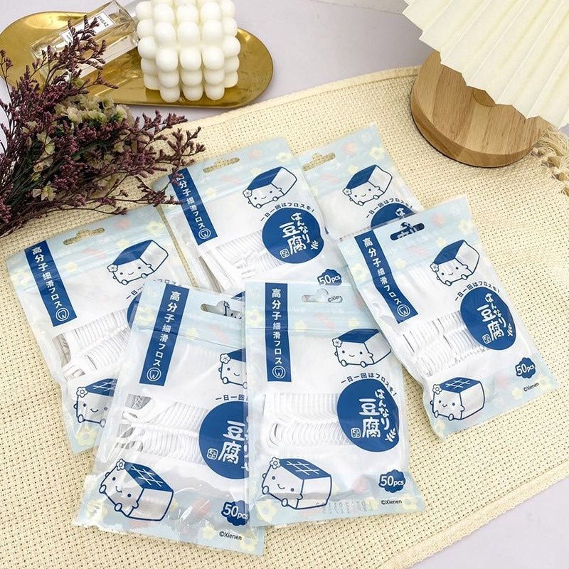 Japanese Dental Floss Stick 50pcs Per Pack (6 Packs) 46033