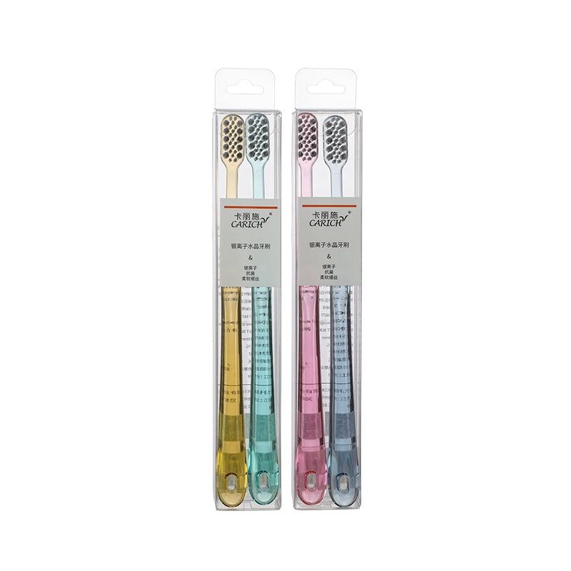 Carich Silver Ion Crystal Toothbrush (2 packs) | 卡丽施银离子水晶牙刷（2支装）38381