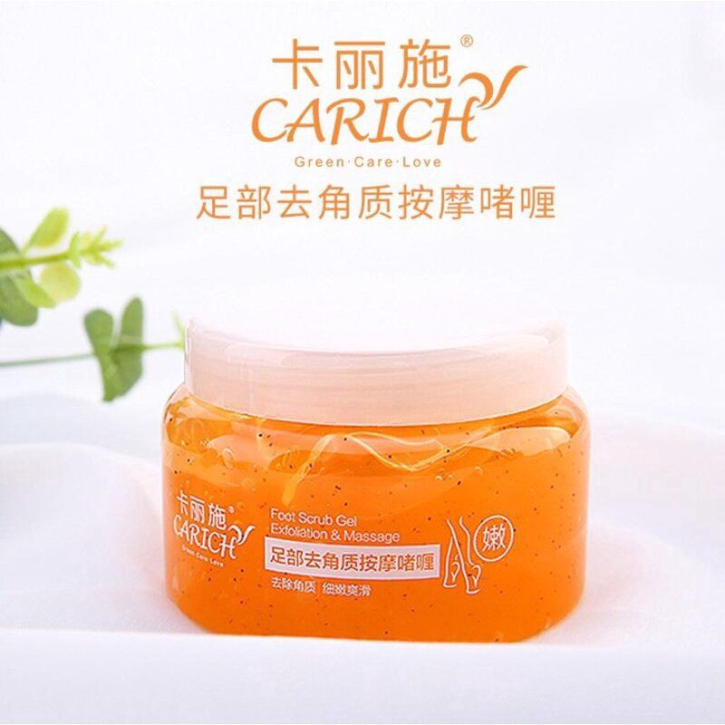 CARICH 180G Foot Exfoliating Massage Gel 卡丽施180g足部去角质按摩啫喱 13159 - 1箱24盒