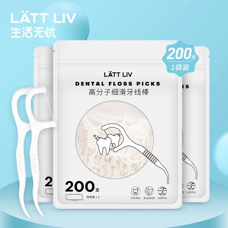 Latt Liv Dental Floss Picks 200pcs 10910