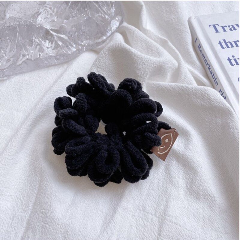 Shana Plush Headband Ponytail Hair Tie: Dc004771黑色 Dc004767 59268