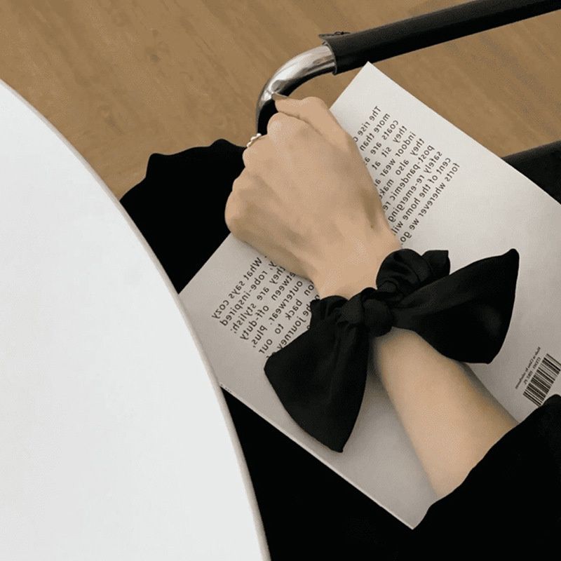 Suimin Hair Tie 221117-1 black 23597