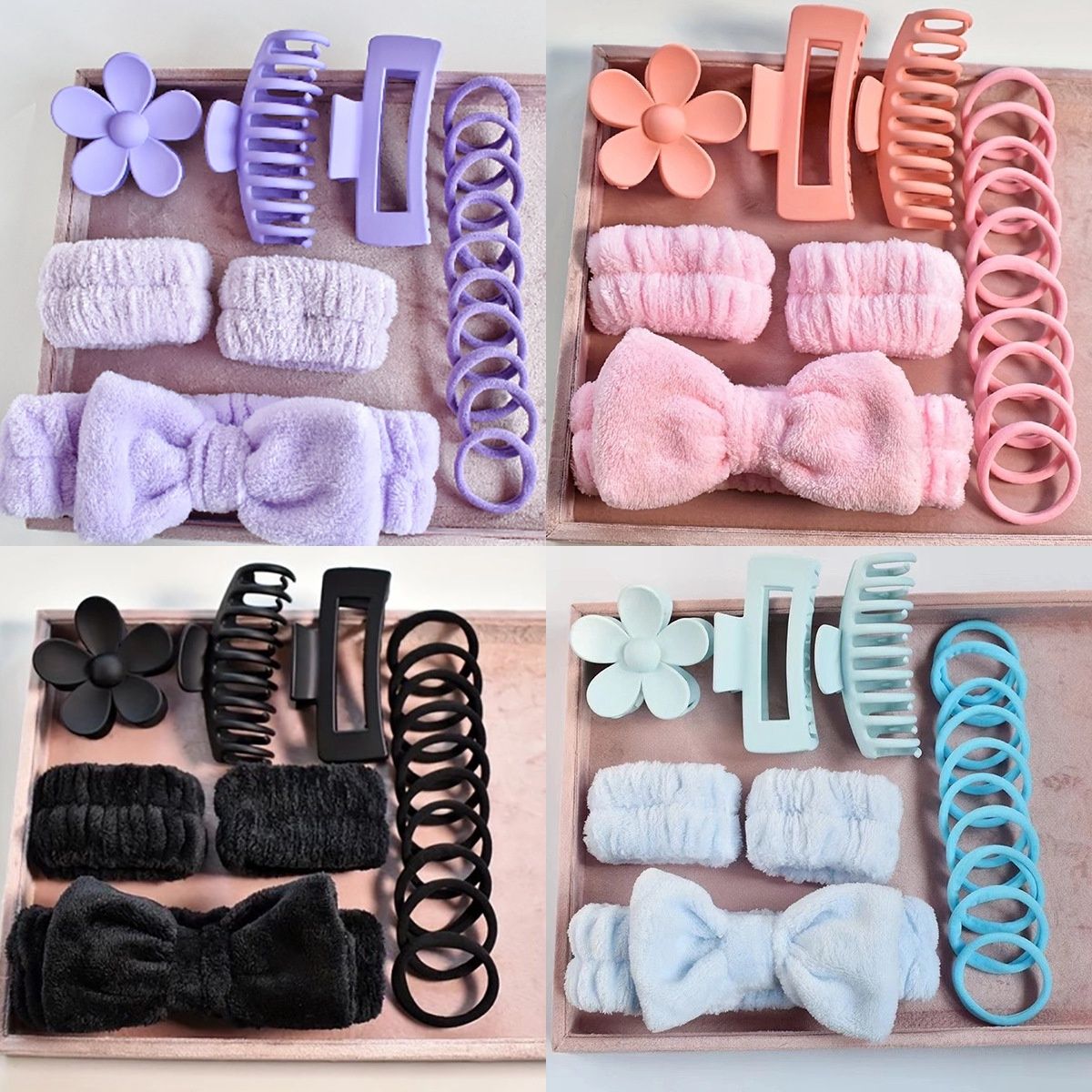 YY Hair Tie Scrunchies 8pcs